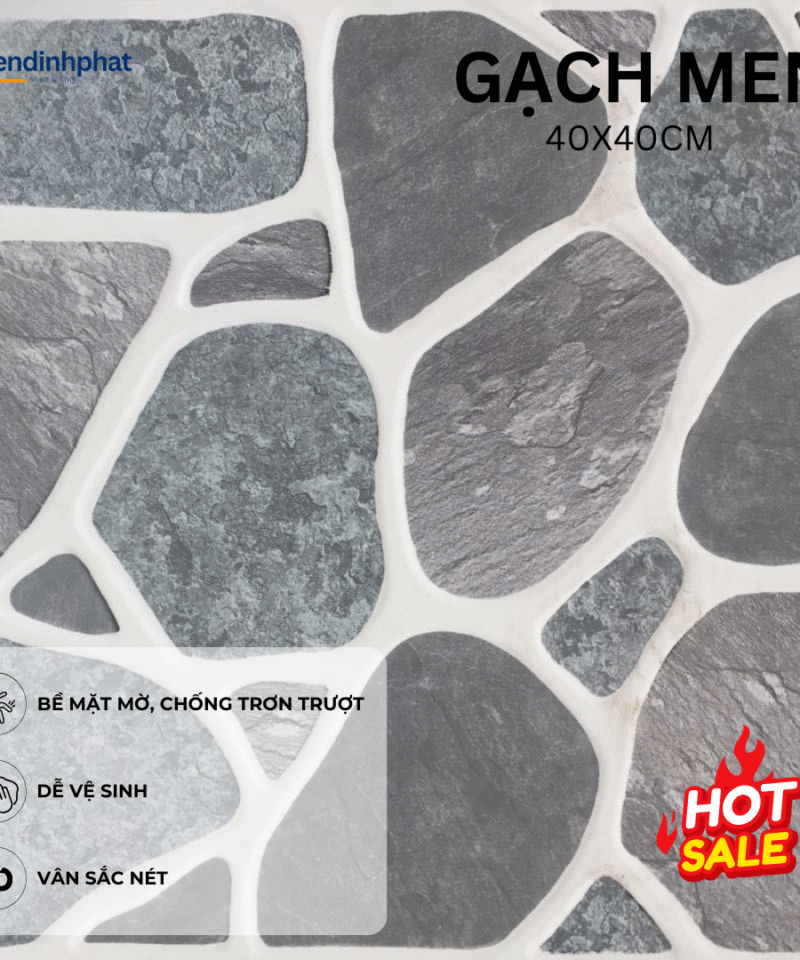 Gạch 40x40cm TDP401598 Lát Sân Vườn