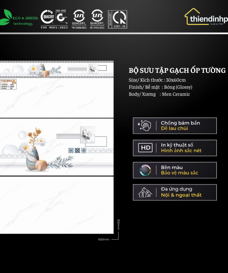 Gạch 30x60cm TCR3636701