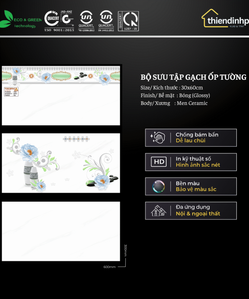 Gạch 30x60cm TCR3636923