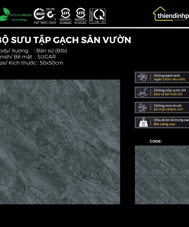 Gạch sân vườn 500x500