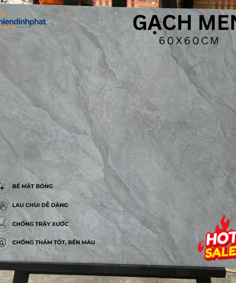 Gạch 60x60cm TDP6060330 Đá Bóng Kính