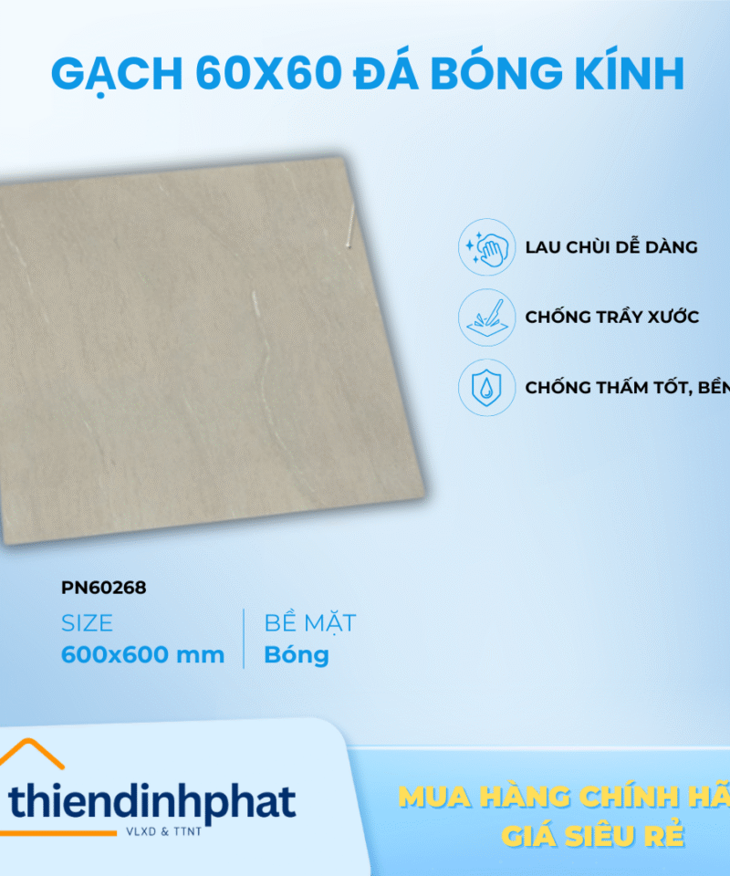 Gạch 60x60cm PN6060568 Đá 2 Da