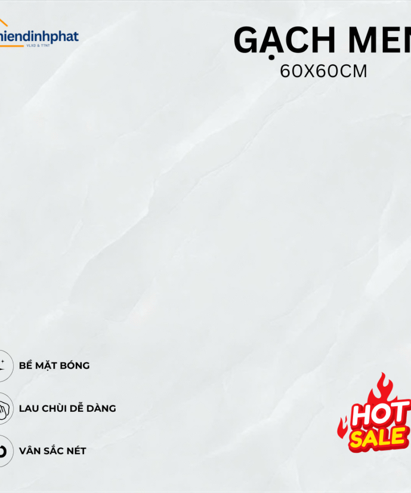Gạch 60x60cm TDP606356 Men Siêu Bóng