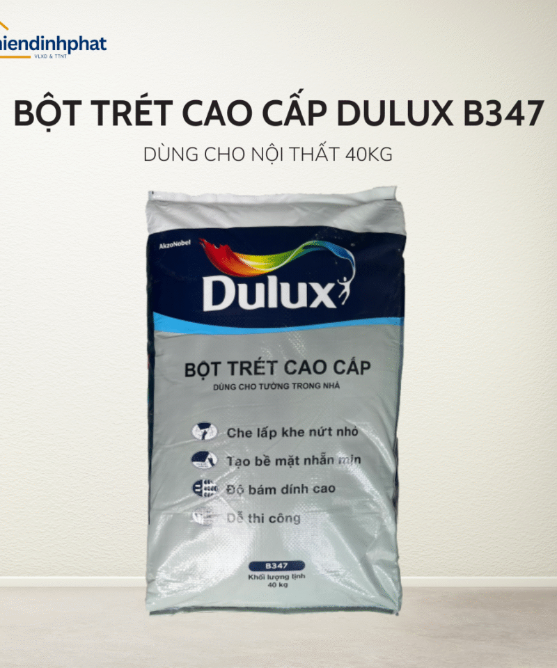 Bột Trét Nội Thất Cao Cấp Dulux 40Kg