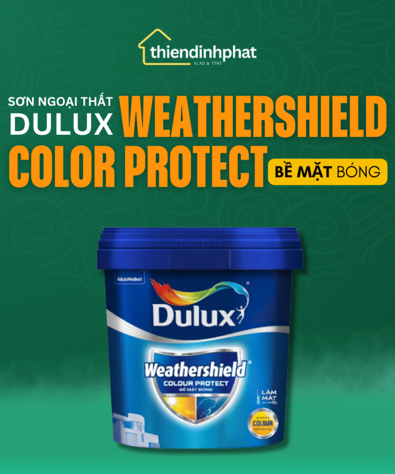 Sơn Ngoại Thất Cao Cấp DULUX Weathershield - Bề Mặt Bóng BJ9 (15L)