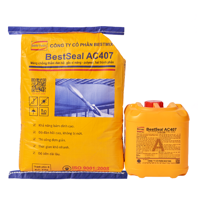 Chống Thấm Nhà Vệ Sinh BestMix BestSeal AC407, Hai Thành Phần