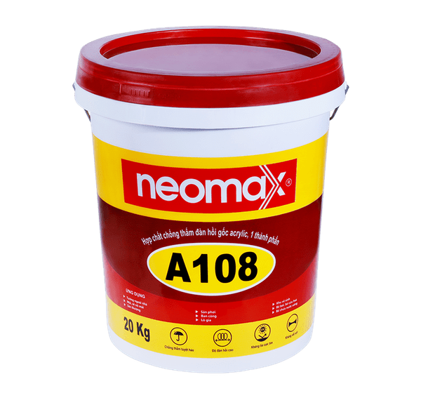 Sơn Chống Thấm Tường Neomax A108 Siêu Đàn Hồi 20Kg