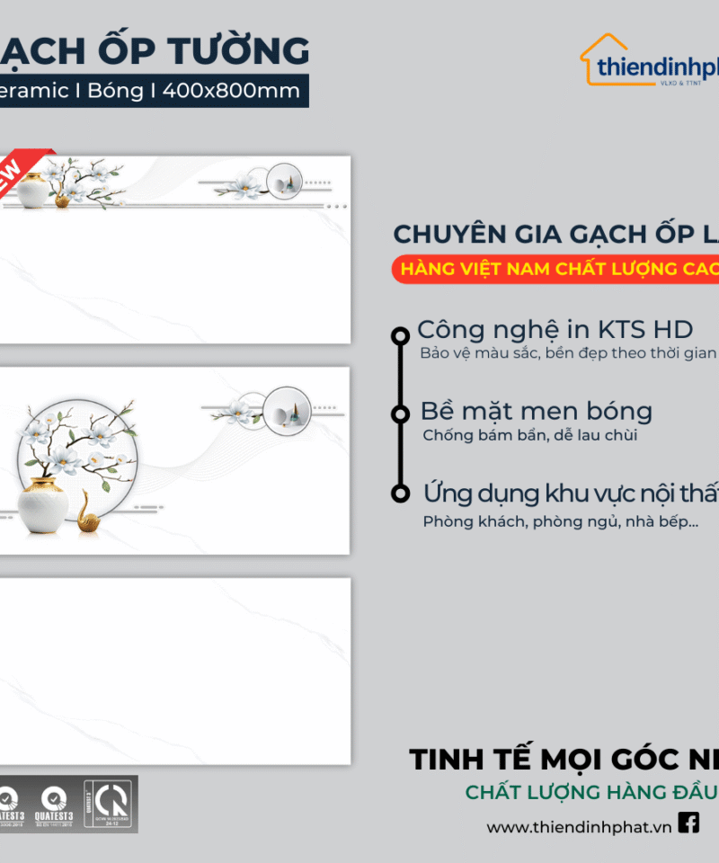 Gạch 40x80cm TDPP48715 Men Bóng Cao Cấp