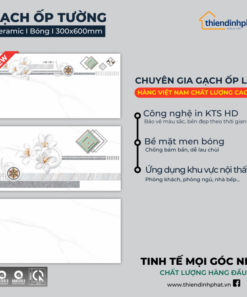 Gạch ốp tường 30x60cm TCRP36703 (LOẠI 1)