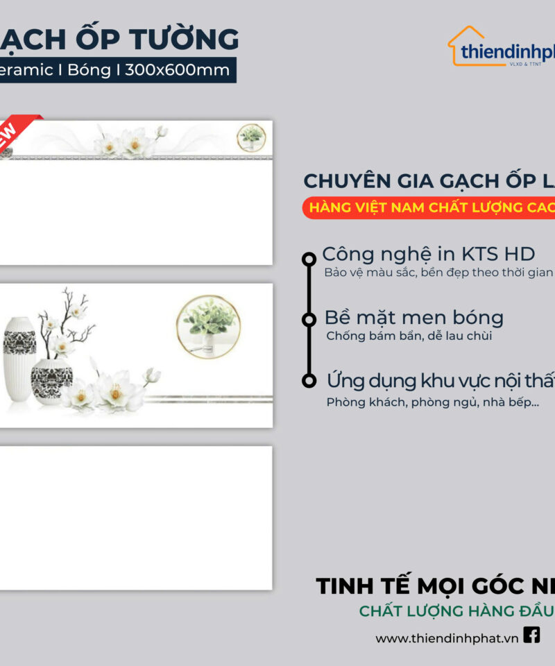 Gạch ốp tường 30x60cm MHP36620 (LOẠI 1)