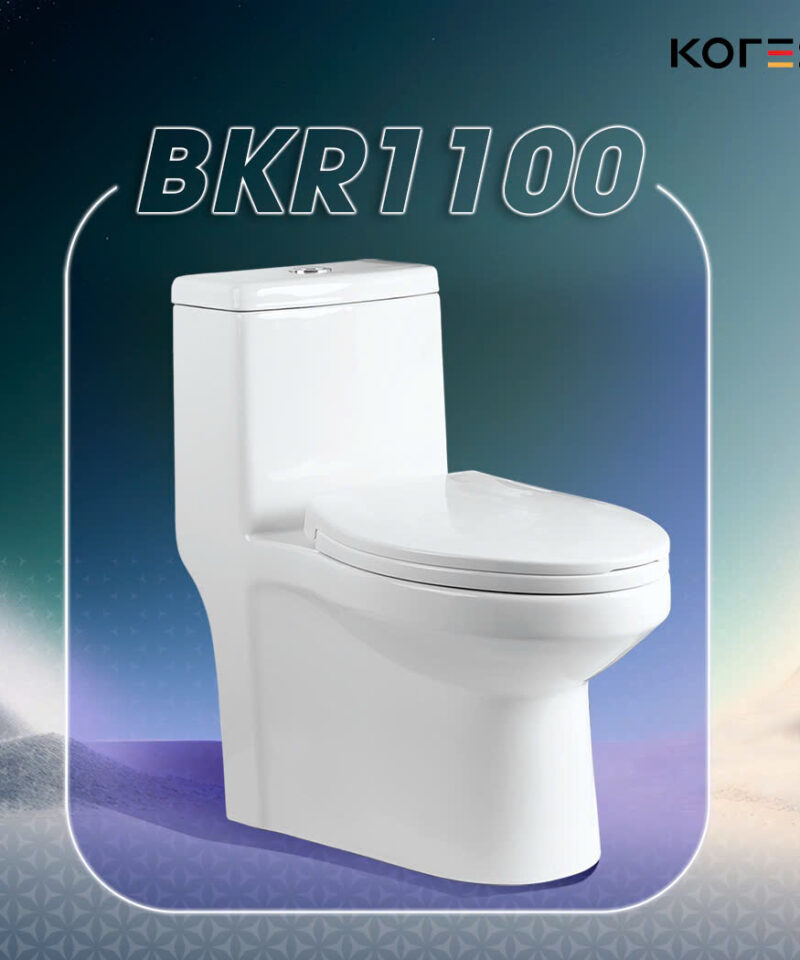 Bồn Cầu 1 Khối Korest BKR1100 Nắp Êm