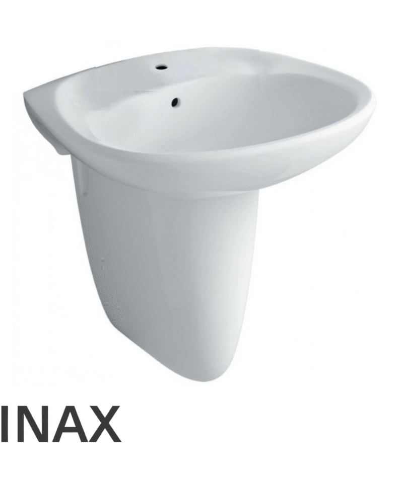 Lavabo Treo Tường Inax L-284V/L-284VC + Chân Treo