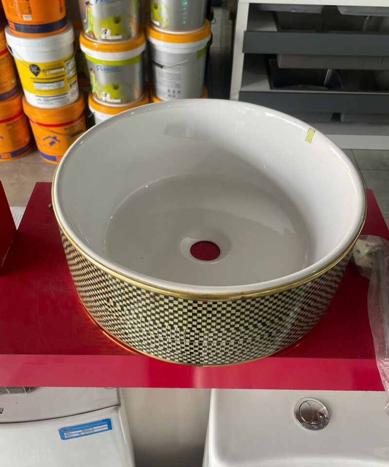 Chậu Rửa Lavabo Đặt Bàn TDP03 (Tròn)