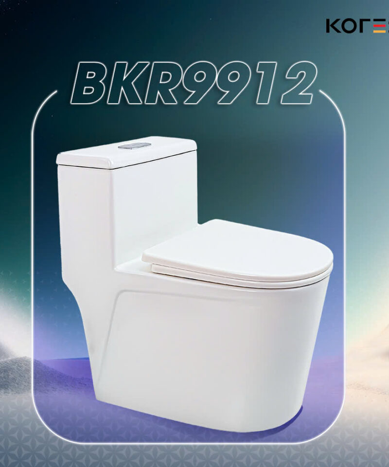 Bồn Cầu 1 Khối Korest BKR9912 Nắp Êm