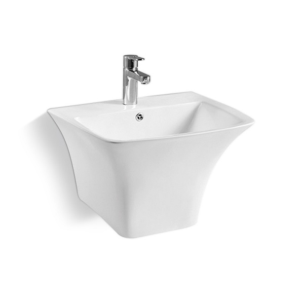 Chậu Rửa Lavabo Liền Chân PLP