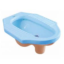 Bồn Cầu Xổm LANDSIGN (Màu Xanh)