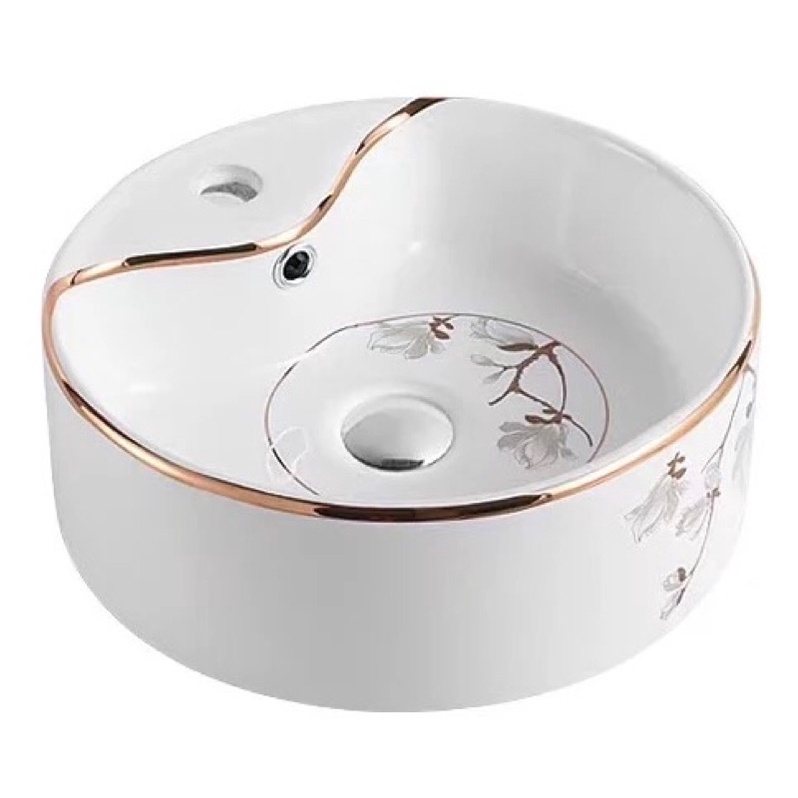 Chậu Rửa Lavabo Đặt Bàn TDP02 (Tròn)