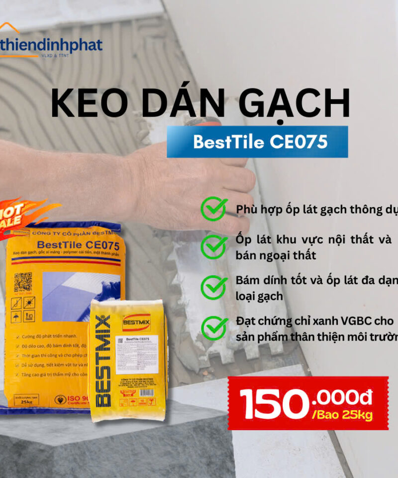 Keo dán gạch Bestmix BestTile CE075