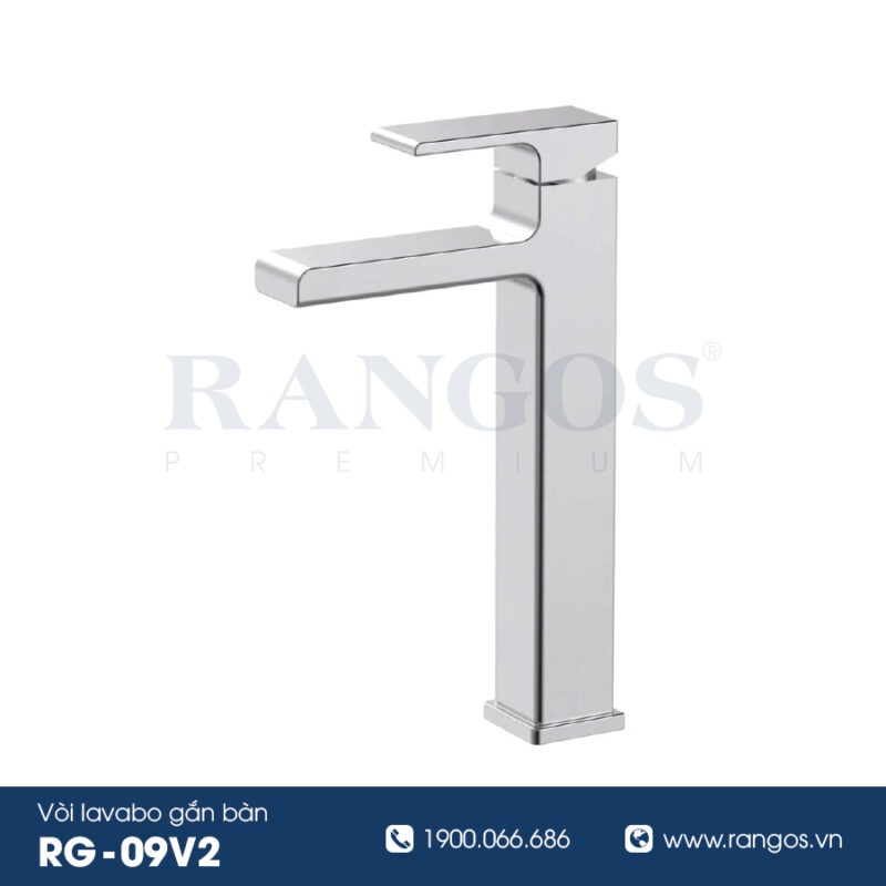 Vòi lavabo Rangos RG-09V2 nóng lạnh