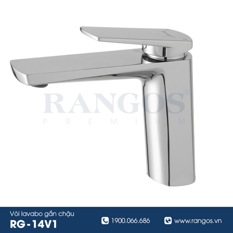 Vòi lavabo Rangos RG-14V1 nóng lạnh