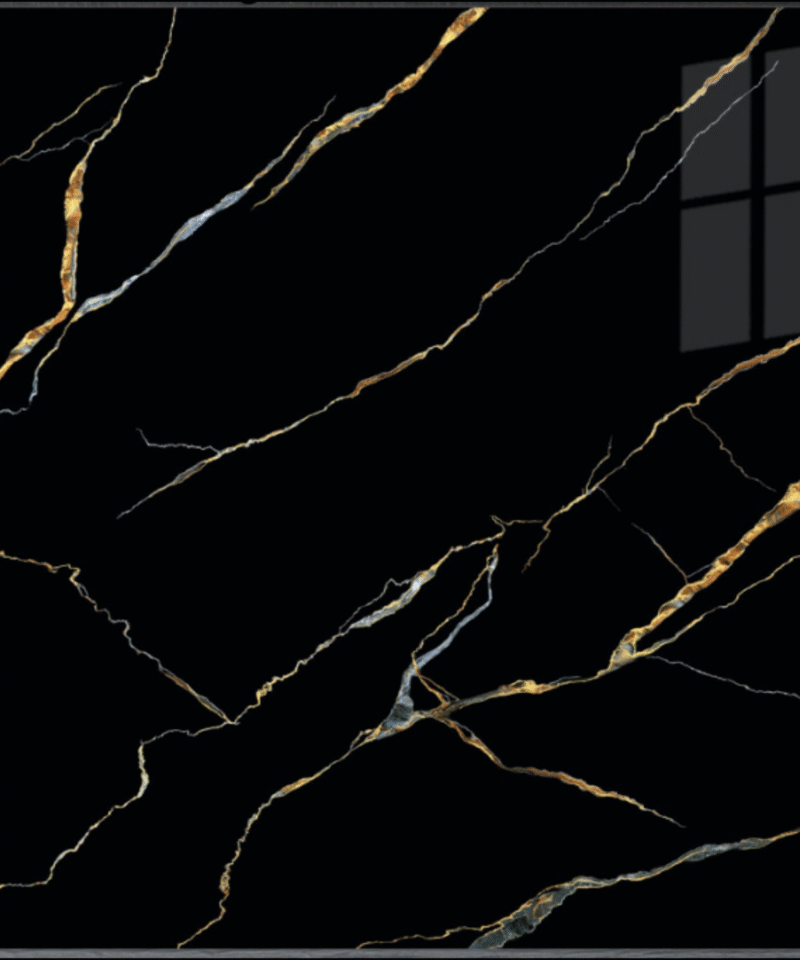 Gạch Lát Nền 60x60 MIKADO Đen Vân Cam